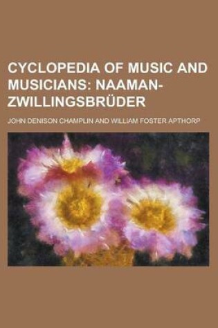 Cover of Cyclopedia of Music and Musicians