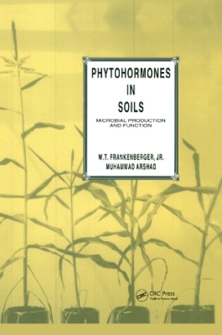 Cover of Phytohormones in Soils Microbial Production & Function