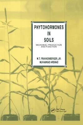 Book cover for Phytohormones in Soils Microbial Production & Function