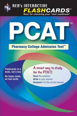 Book cover for PCAT (Pharmacy College Admission Test) Flashcard Book