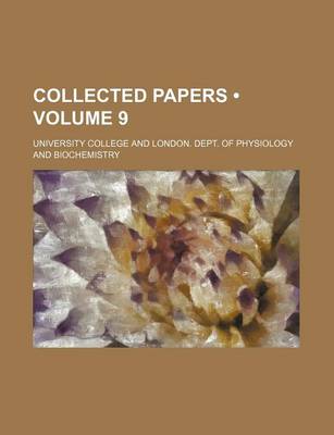 Book cover for Collected Papers (Volume 9)