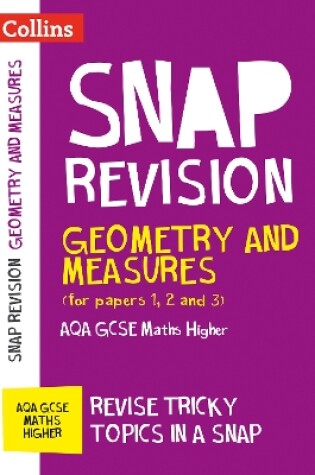 Cover of AQA GCSE 9-1 Maths Higher Geometry and Measures (Papers 1, 2 & 3) Revision Guide