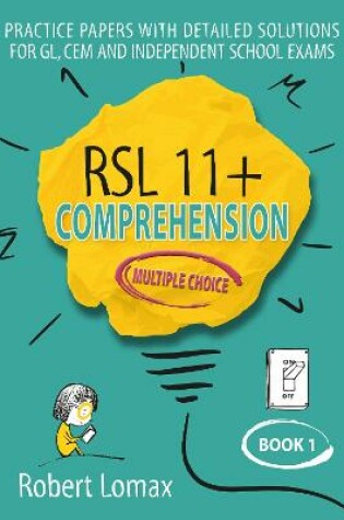 Cover of RSL 11+ Comprehension, Multiple Choice