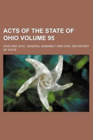 Cover of Acts of the State of Ohio Volume 95