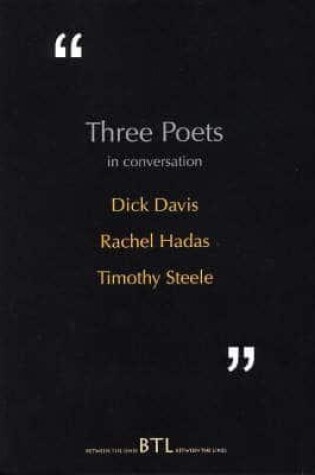 Cover of Three Poets in Conversation