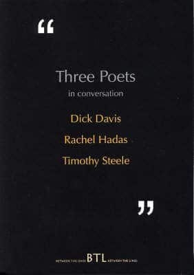 Book cover for Three Poets in Conversation