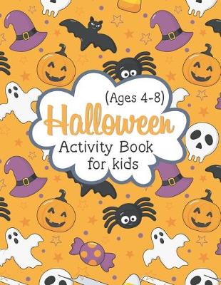 Book cover for Halloween Activity Book for Kids Ages 4-8