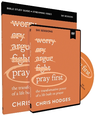 Book cover for Pray First Study Guide with DVD