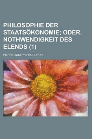 Cover of Philosophie Der Staatsokonomie (1)
