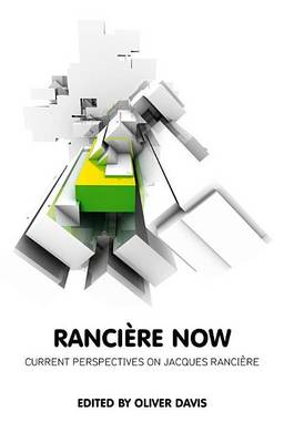 Cover of Ranciere Now