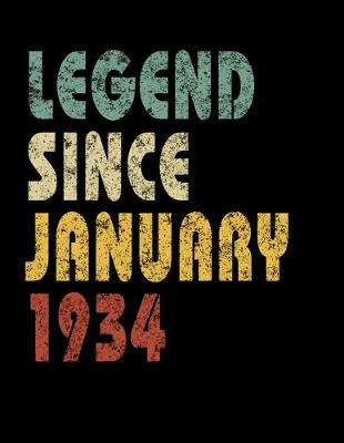 Book cover for Legend Since January 1934