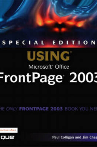 Cover of Special Edition Using Microsoft Office FrontPage 2003