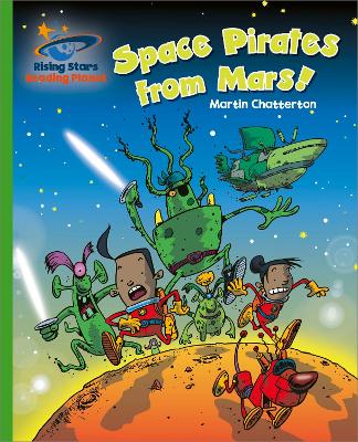 Book cover for Reading Planet - Space Pirates from Mars! - Green: Galaxy