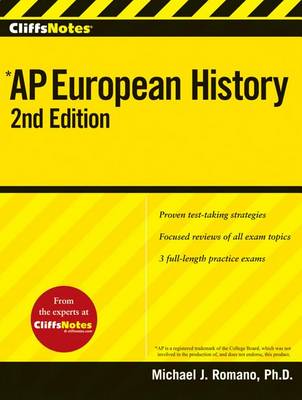 Cover of Cliffsnotes AP European History, 2nd Edition