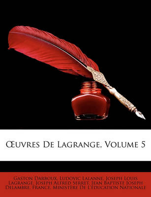 Book cover for Uvres de Lagrange, Volume 5