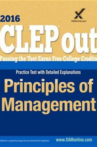 Cover of CLEP Principles of Management