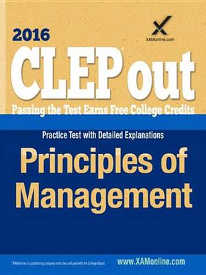 Book cover for CLEP Principles of Management