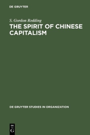 Cover of The Spirit of Chinese Capitalism