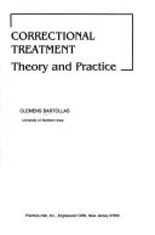 Cover of Correctional Treatment