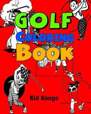 Book cover for Golf Coloring Book