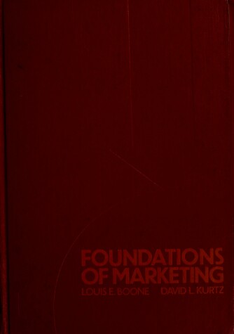 Book cover for Foundations of Marketing