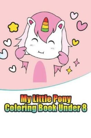 Cover of my little pony coloring book under 8