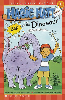 Book cover for Magic Matt and the Dinosaur