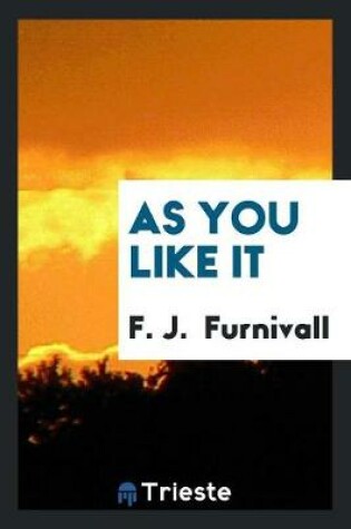 Cover of As You Like It