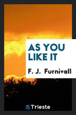 Book cover for As You Like It