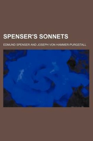 Cover of Spenser's Sonnets