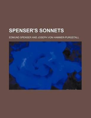 Book cover for Spenser's Sonnets