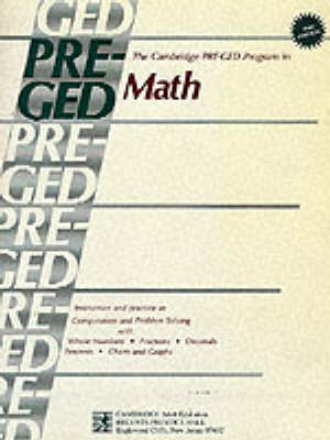 Cover of Pre-General Education Development Programme in Mathematics