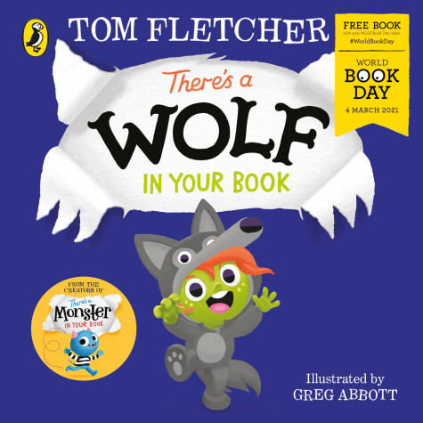 Book cover for There's a Wolf in Your Book: World Book Day 2021