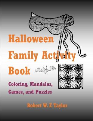 Book cover for Halloween Family Activity Book