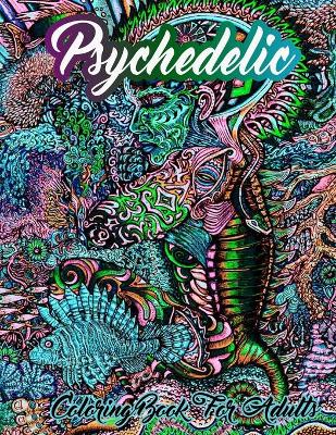 Book cover for Psychedelic Coloring Book