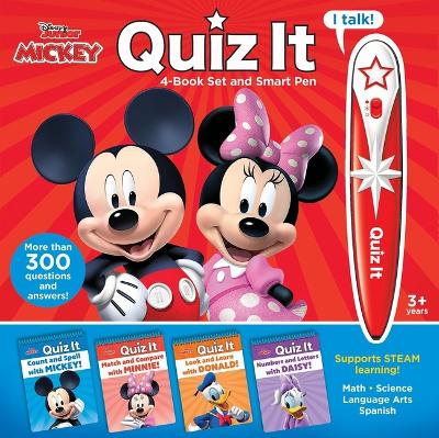 Book cover for Disney Mickey - Quiz it 4-Book Set and Talking Pen