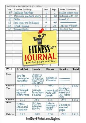 Book cover for Fitness Journal 2017