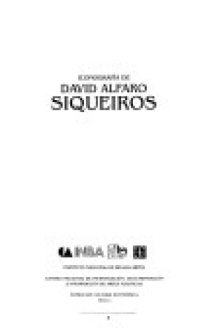 Cover of Iconografia de David Alfaro Siqueiros