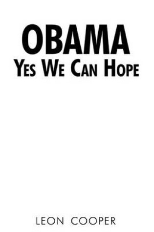 Cover of Obama Yes We Can Hope