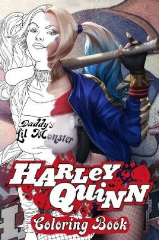 Cover of Harley Quinn Coloring Book