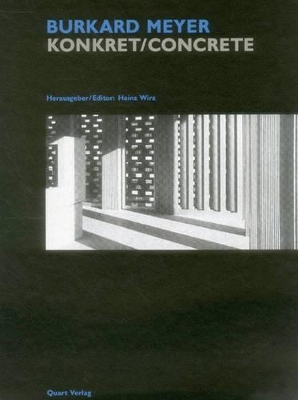 Book cover for Burkard Meyer: Konkret/Concrete