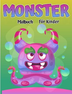 Book cover for Monster-Malbuch für Kinder