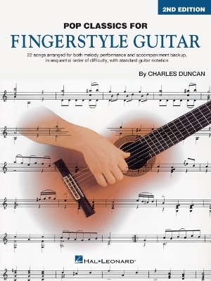 Book cover for Pop Classics for Fingerstyle Guitar - 2nd Edition