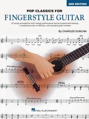 Book cover for Pop Classics for Fingerstyle Guitar - 2nd Edition