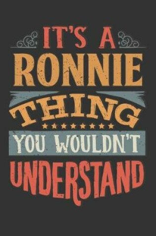 Cover of Its A Ronnie Thing You Wouldnt Understand