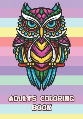 Book cover for Adults coloring book