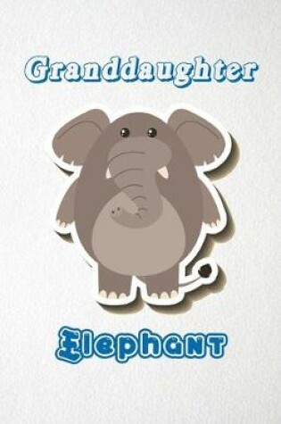 Cover of Granddaughter Elephant A5 Lined Notebook 110 Pages