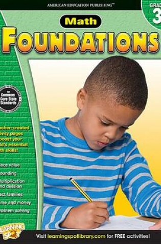 Cover of Math Foundations, Grade 3