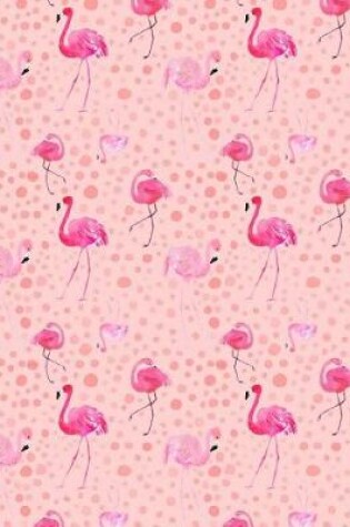 Cover of Flamingo Notebook - 5x5 Quad Ruled