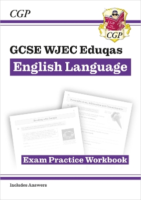 Cover of New GCSE English Language WJEC Eduqas Exam Practice Workbook (includes answers)